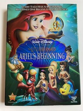 The Little Mermaid - ARIEL'S BEGINNING (DVD, 2008) w/ Slipcover